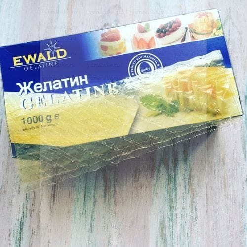 Желатин листовой свиной Ewald (Германия)